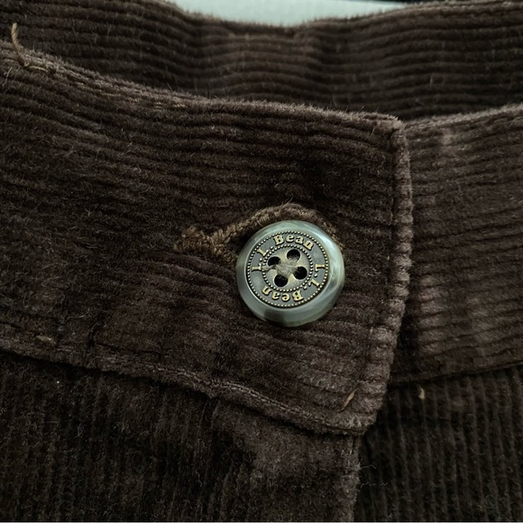 L.L. Bean Brown Corduroy Regular Straight Leg Pants - Picture 3 of 6